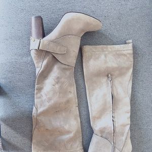 Apepazza Women's Knee-high heeled boots